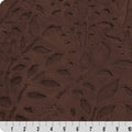 Luxe Cuddle Poppy Coffee 58" - 60" Fabric per yard