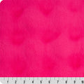 Luxe Cuddle Powderpuff Think Pink 58" - 60" Fabric per yard