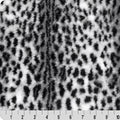 Snow/Black Luxe Cuddle Savanna 58"/60" Fabric per yard