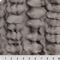 Graphite Luxe Cuddle Milan Enzo 58"/60" Fabric per yard