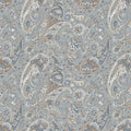 Paisley Blue Meadow Blush 43"/44" Cotton Fabric Per Yard