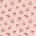 Small Bouquet Pink Meadow Blush 43"/44" Cotton Fabric Per Yard