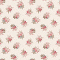 Small Bouquet White Meadow Blush 43"/44" Cotton Fabric Per Yard