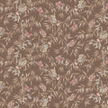 Birds and Butterflies Brown Meadow Blush 43"/44" Cotton Fabric Per Yard