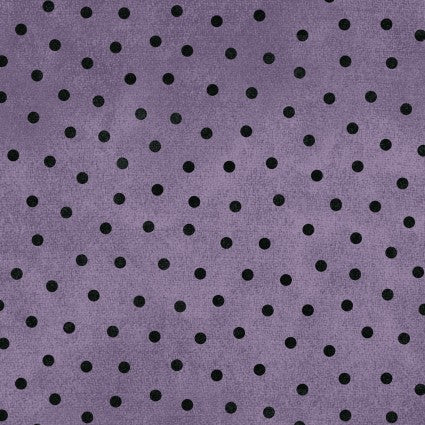 MY Woolies Flannel Spotted Purple