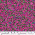 Magenta Greenery Midnight Blooms Cotton 44"/45" Fabric Per Yard