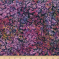 Marsala Bali Batik Packed Leaves Cotton 44"/45" Fabric Per Yard