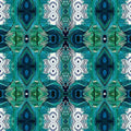 Miraval Teal Affinity Peacock Mirror Cotton 44"/45" Fabric Per Yard