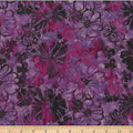 Mulberry Bali Batik Bold Floral Cotton 44"/45" Fabric Per Yard