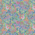 Multi Khanti Paisley Cotton Wideback Fabric per yard