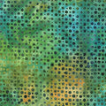 Multi Lime Big Little Dots Cotton 44"/45" Fabric Per Yard
