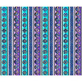 Multi Mosaic Blooms Stained Glass Floral Allover Cotton 44/45 Fabric Per Yard