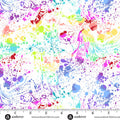 Multi White Venom Cotton Wideback Fabric Per Yard