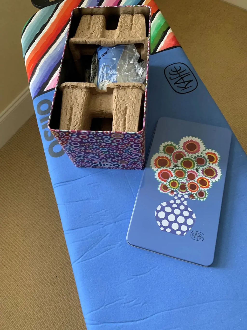 Oliso Mini Iron With Trivet Kaffe Fassett