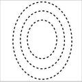 1956 Ovals 4.5"x6"/7"x9"/9"x12" Stencil