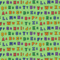 Green Patch Perfect Alphabet Rows Cotton 43"/44" Fabric Per Yard