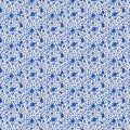 Chinoiserie Ditsy Floral Cotton Wideback 118" Fabric Per Yard