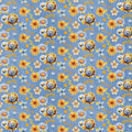 Sweet Florals Sweet As Can Bee Cotton 118" Wideback Fabric Per Yard