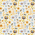 Pollination Sweet As Can Bee Cotton 118" Wideback Fabric Per Yard