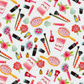 Blue/Pink Bubble Bath Cosmetics Cotton Wideback 118" Fabric Per Yard