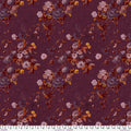 Enrapture by Giucy Giuce Vining - Cabernet Cotton 44"/45" Fabric Per Yard