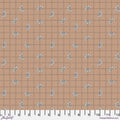 Bloom Check Tan Flourish And Bloom 44"/45" Cotton Fabric Per Yard