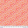 Star Flower Dance Coral Flourish And Bloom 44"/45" Cotton Fabric Per Yard