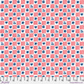 Red Simple American Home Americas Birthday Cotton 44"/45" Fabric Per Yard