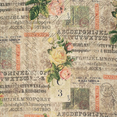 FS Multi Rose Parcel Foundations PWTH035.8-Tim Holtz