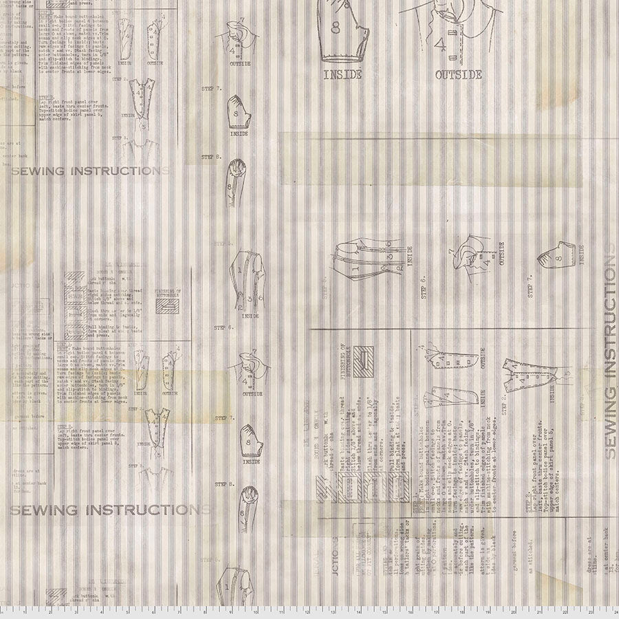 FS Sewing Instructions Linen Monochrome Tim Holtz