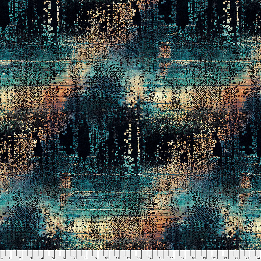 FS Abandoned Fractured Mosaic - Indigo Tim Holtz PWTH130