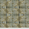 Neutral Stained Damask Abandoned 44"/45" Cotton Fabric Per Yard