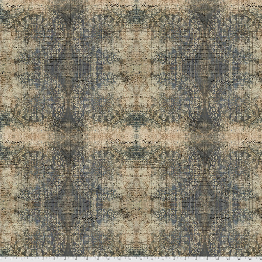 FS Abandoned Muted Medallions Indigo PWTH141