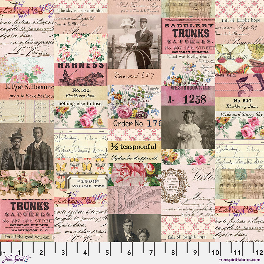 FS Pink Collage Palette Pink PWTH210 -Tim Holtz