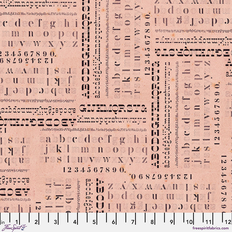 FS Pink Typography Palette Pink PWTH214 -Tim Holtz