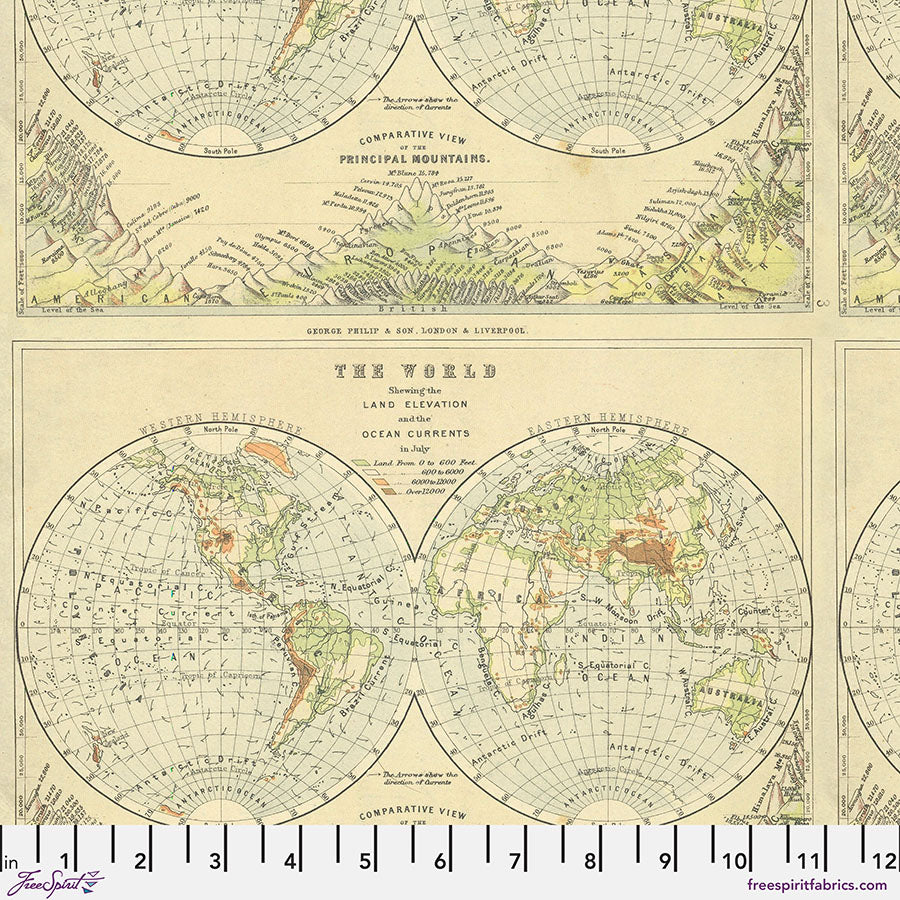 FS Green- Map Tim Holtz PWTH263