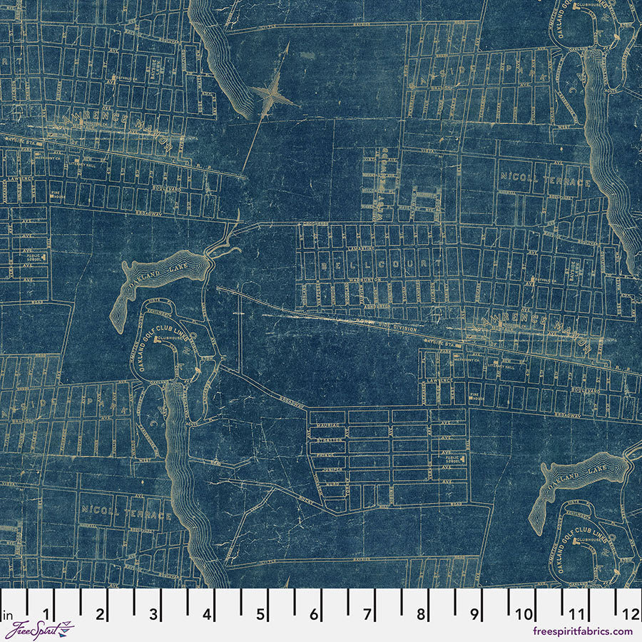 FS Blue Map Tim Holtz Palette Blue