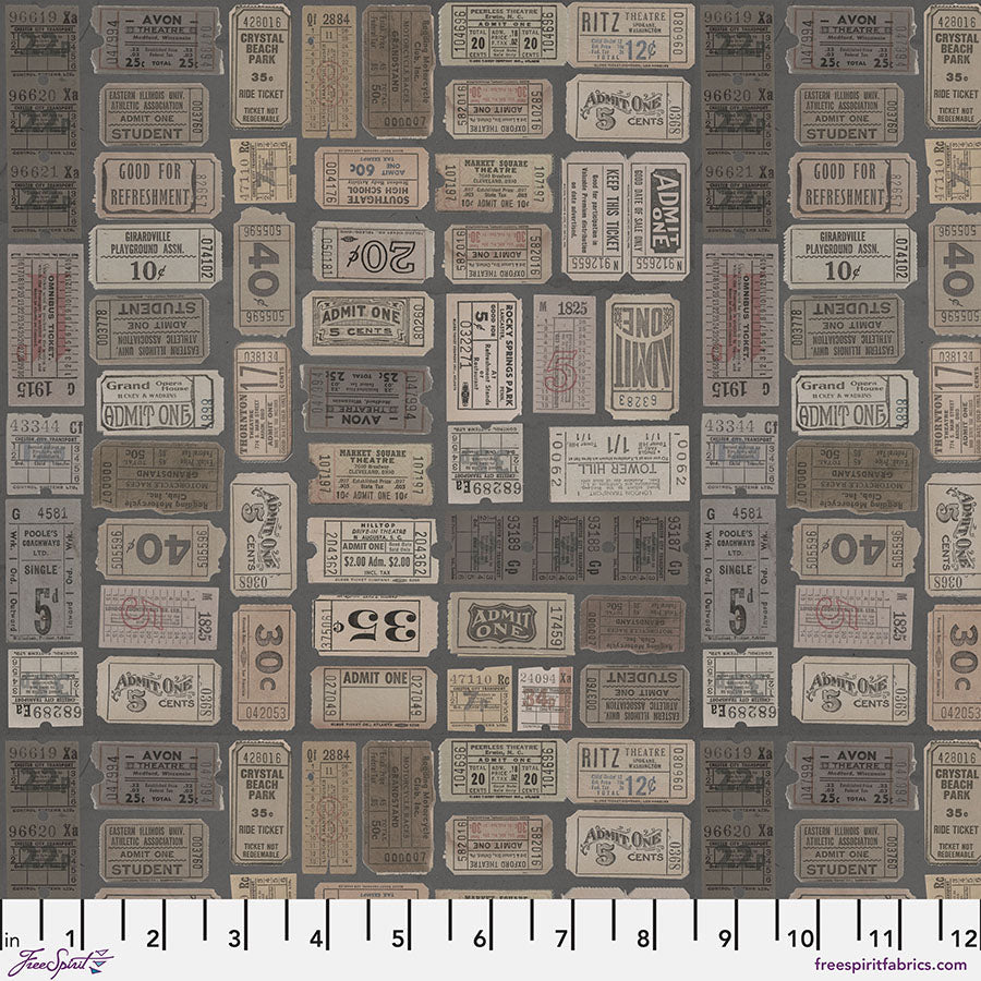 FS Charcoal Tickets - Charcoal || Palette Charcoal-Tim Holtz