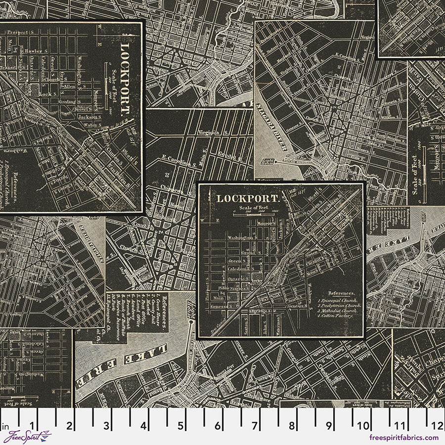 FS Charcoal Map - Charcoal || Palette Charcoal-Tim Holtz