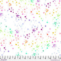 White Fairy Dust Tula's True Colors 44"/45" Cotton Fabric Per Yard