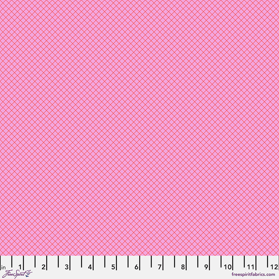 FS On the Grid - Bubblegum || Tula Pink True Colors