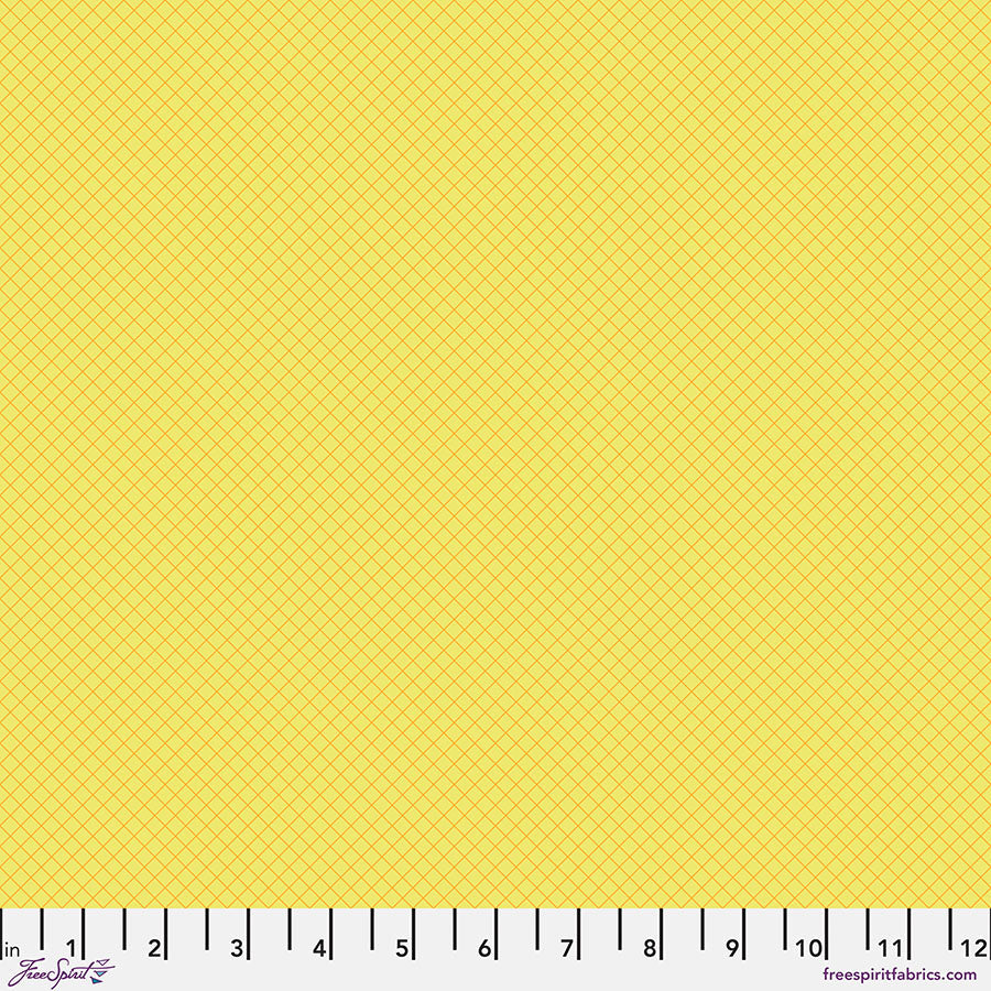 FS On the Grid - Highlighter || Tula Pink True Colors