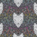 Carbon Wolf of Pink Street Graywork 43/44" Cotton Fabric Per Yard