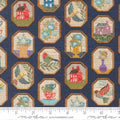 Paper Hamlet Midnight Frames Cotton 44"/45" Fabric Per Yard