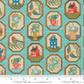 Paper Hamlet Sky Frames Cotton 44"/45" Fabric Per Yard