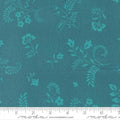 Parlor Boho Flowers Peacock Cotton 44"/45" Fabric Per Yard