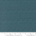 Parlor Diamonds Peacock Cotton 44"/45" Fabric Per Yard