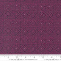 Parlor Diamonds Plum Cotton 44"/45" Fabric Per Yard