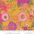 Parlor Happy Blooms Dijon Cotton 44"/45" Fabric Per Yard