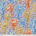 Pastel Spider Mums Cotton 44"/46" Fabric Per Yard